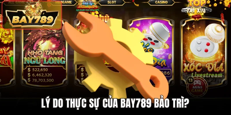Lý do thực sự của Bay789 bảo trì?